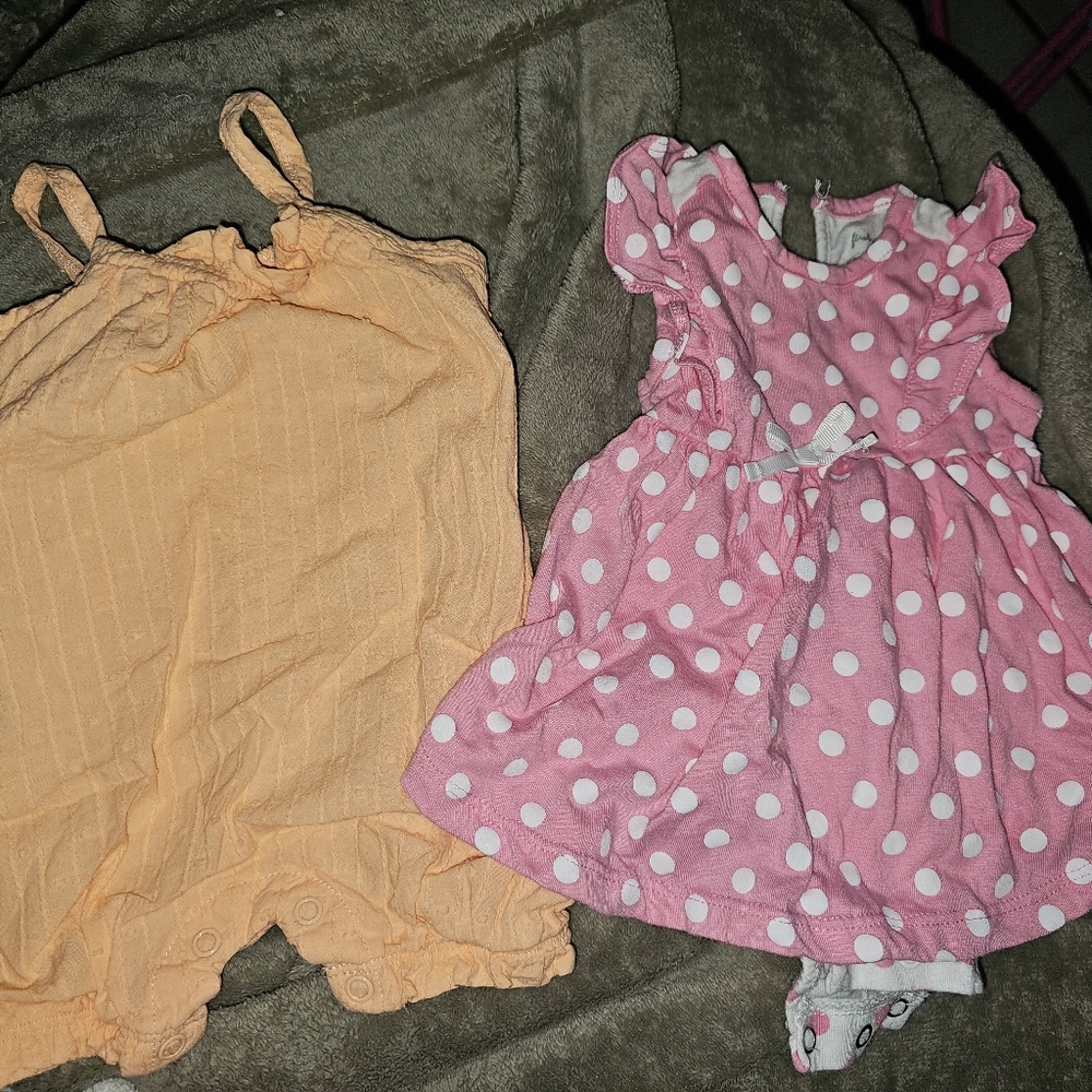 First Impressions Peach Baby Outfit